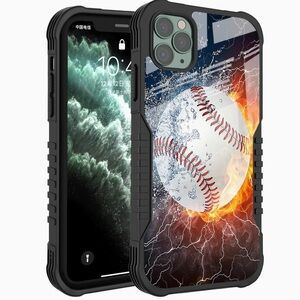 iPhone 13 Pro Max Heavy Duty Baseball Phone Case NWT